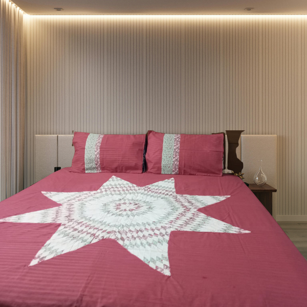 Bedspread in patchwork